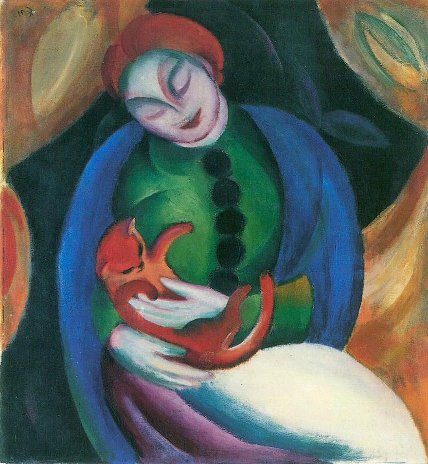 Painting, Franz Marc, Abstract, Art, German Painter