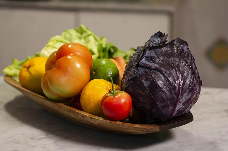legumes, tomate, alface, salada, nutrição, dieta, saúde, vegetal, delicioso, vegetariano, vitaminas