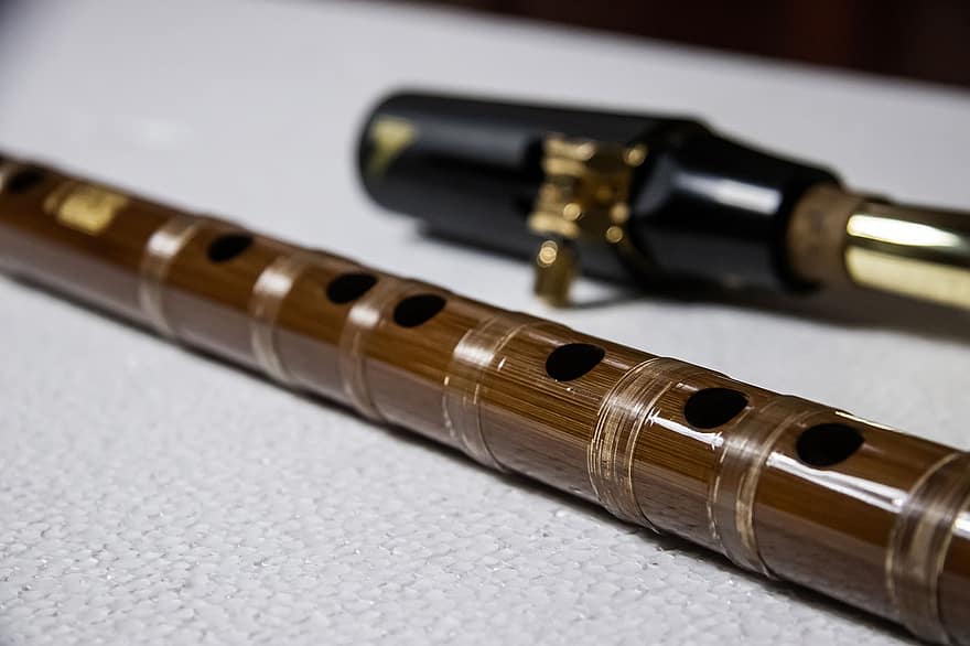 bambusa flauta, mūziku, instrumentu, flauta, koka flauta, koka vēja instruments