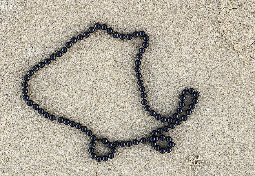 Pearls, Sand, Necklace