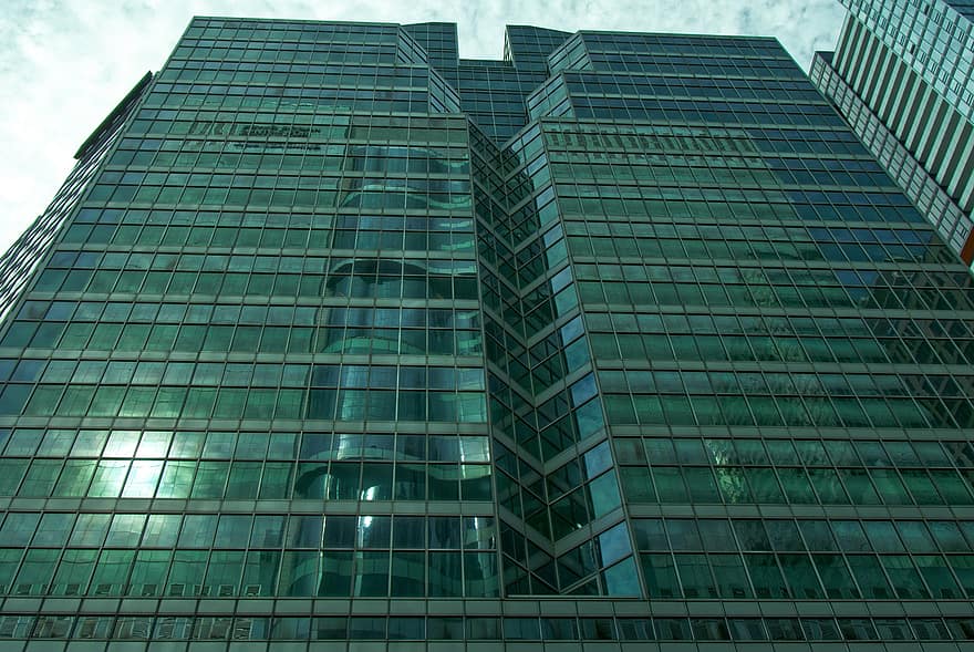 Buildings, City, Architecture, Urban, Glass, skyscraper, window, modern, building exterior, built structure, reflection