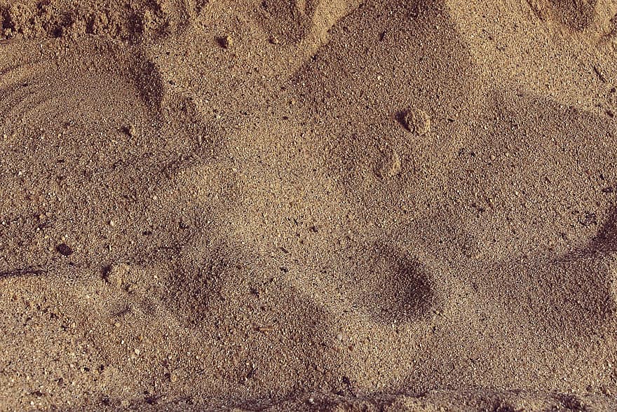 piasek, powierzchnia piasku, plaża, sens, pustynia, tekstura, materiał, ścieśniać, Szczegół