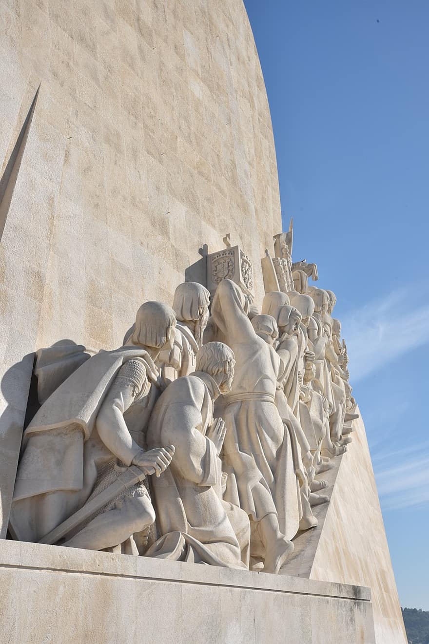 Padrão Dos Descobrimento, μνημείο, γλυπτική, άγαλμα, ιστορικός, ορόσημο, Λισαβόνα