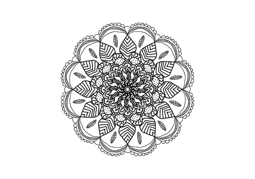 Mandala, Rosette, Ornament, Decoration, Decorative, Symmetry, Symmetric, Wallpaper, Background, Texture, Model