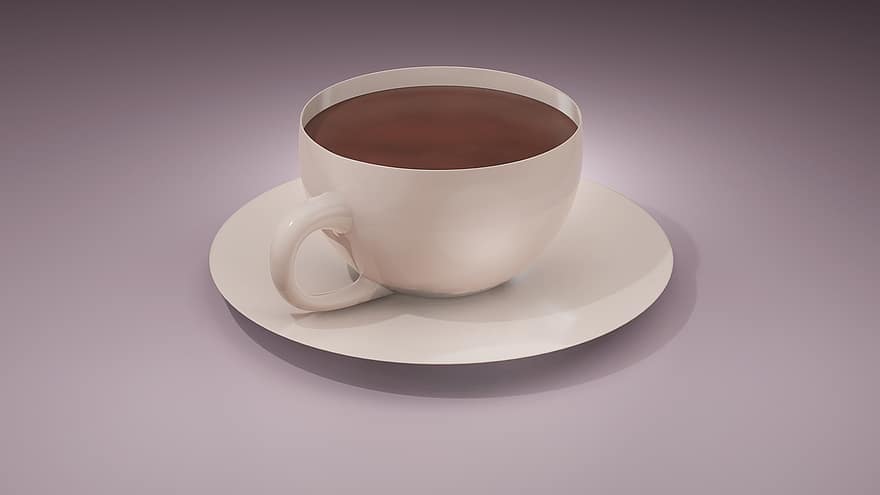 tassa de te, render, te, esmorzar, pausa per prendre un cafè, cafè, tassa de cafè, beguda de cafè, tassa, beure, calenta