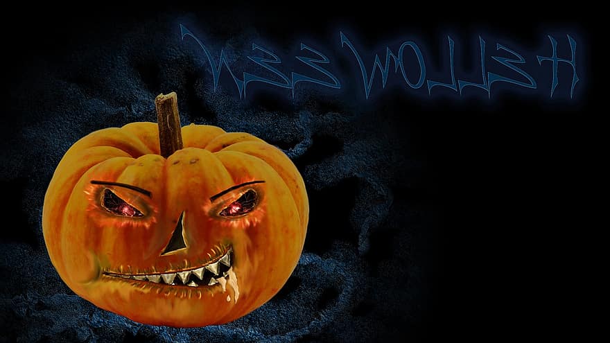 かぼちゃ、野菜、秋、フード、デコレーション、秋の動機、ハロウィン、怖い、恐ろしい、恐れ、ホラー