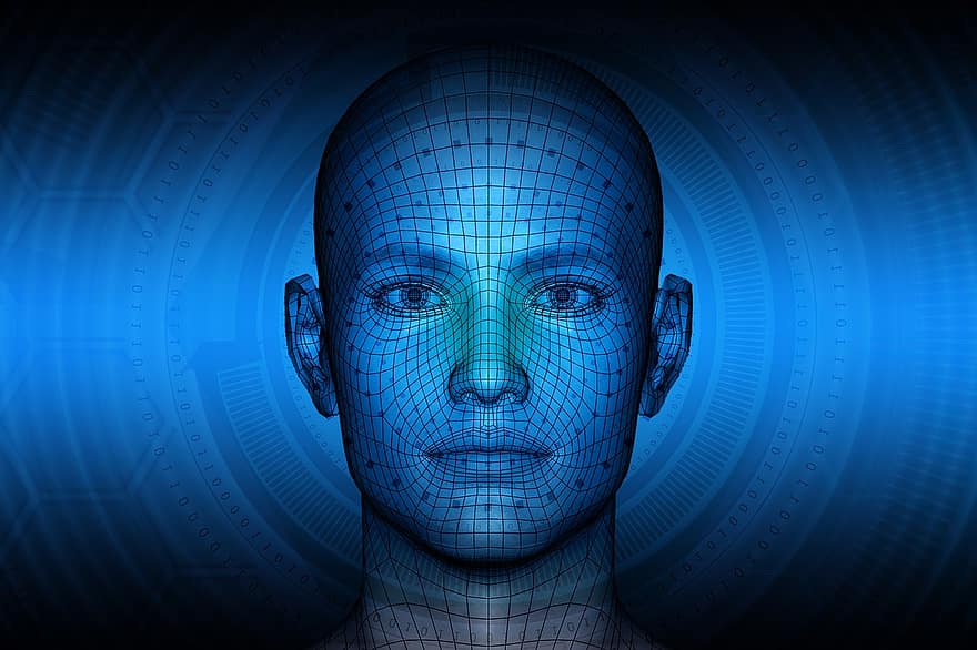 humano, tecnología, comunicación, información, inteligente, Tecnología azul, Comunidad azul, Comunicación azul, Información azul