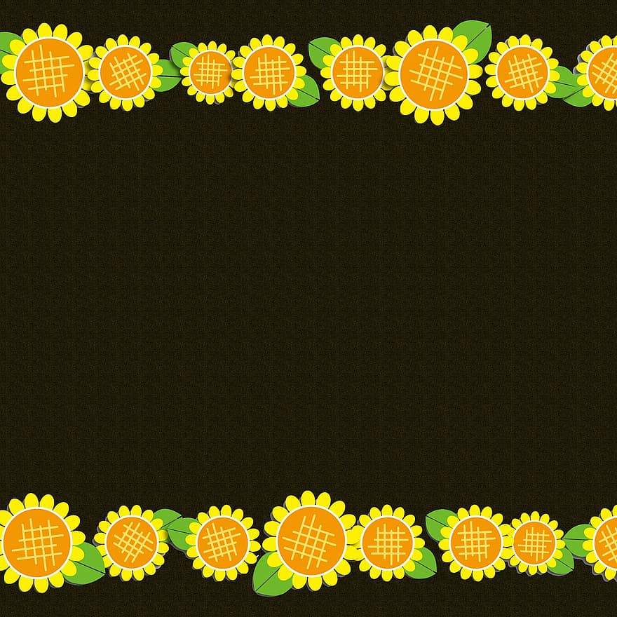 Sunflower Digital Paper, Stripes, Stars, Fish, Pattern, Paper, Greeting, Texture, Scrapbooking, Decoration, Template