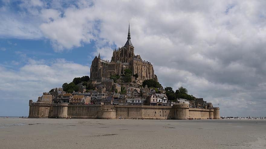 Le Mont Saint Michel, Reise, Tourismus, Gezeiteninsel, Normandie, Ziel