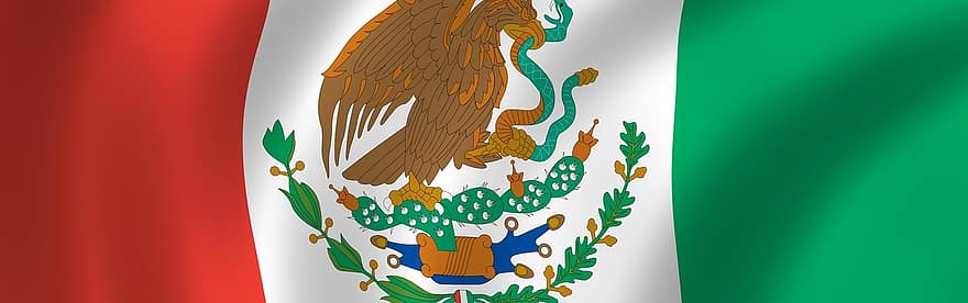 prapor, záhlaví, Mexiko