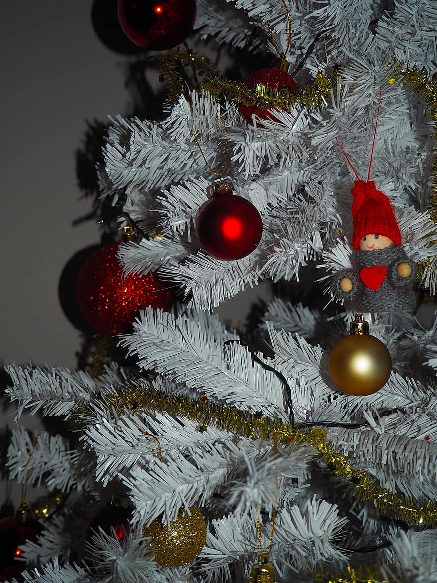 Natal, árvore de Natal, enfeite, festão, bola de Natal, bugiganga, duende, decoração, árvore, celebração, temporada