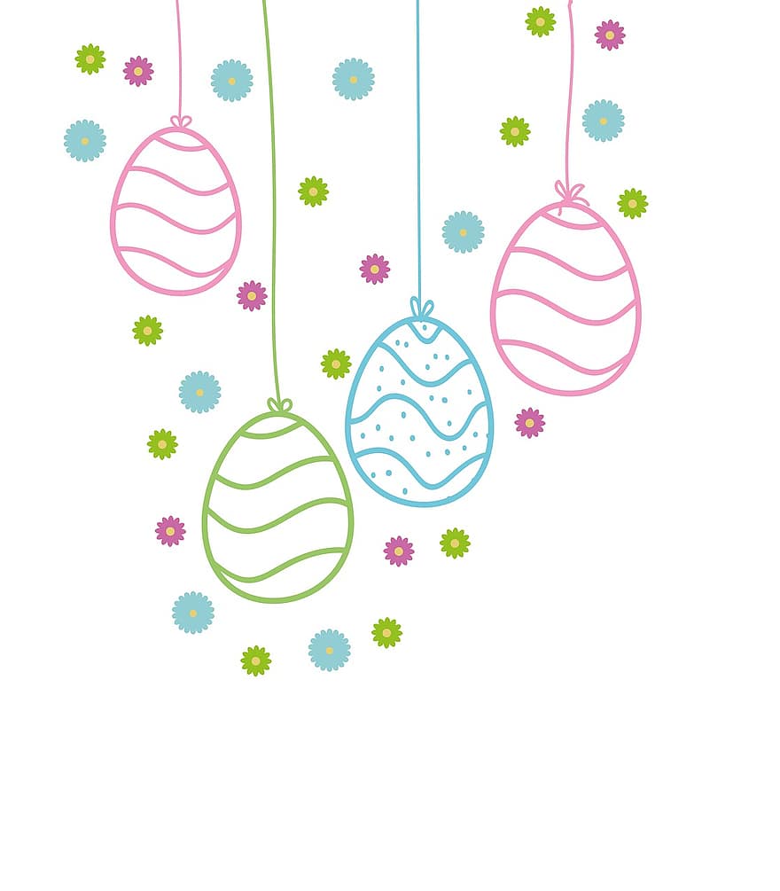 Pasqua, ou, ous de Pasqua, color, decoració, colorit, decoracions de pasqua, col·lecció est, ou de Pasqua