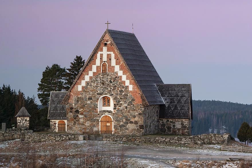 kirkko, kivikirkko, Sastamala, historiallinen, matkustaa