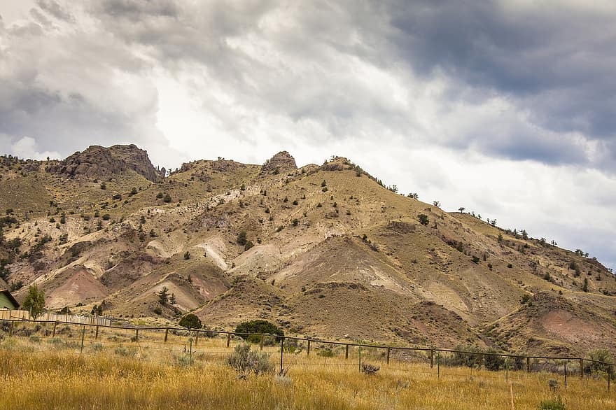 parque Nacional, cerros, montañas, piedra amarilla, escénico, Wyoming, Estados Unidos, Montana, viaje, paisaje