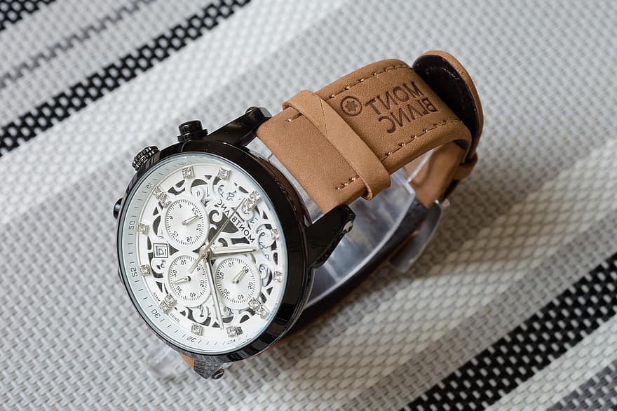kol saati, izlemek, zaman, mont Blanc, saatler, dakika, kronometre, aksesuar, moda, tasarımcı, kapatmak