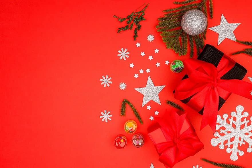 Коледа фон, коледен декор, Коледен тапет, коледна картичка, поздравителна картичка, Коледни елементи, Коледна украса, копие пространство