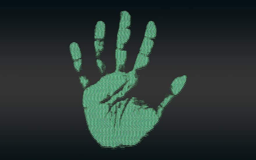 digitāls, binārs, datus, tehnoloģijas, dators, internetā, cilvēka roku, cilvēka pirkstu, pirkstu, simbols, roka
