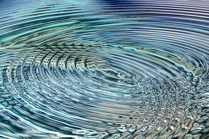 хвиля, концентричний, хвилі кола, води, коло, кільця, домовленість, шпалери, фонове зображення, фон, елемент
