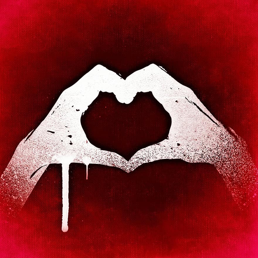 любить, День святого Валентина, романс, все вместе, романтик, любовники, везение, сердце, счастливый, связанность, лояльность