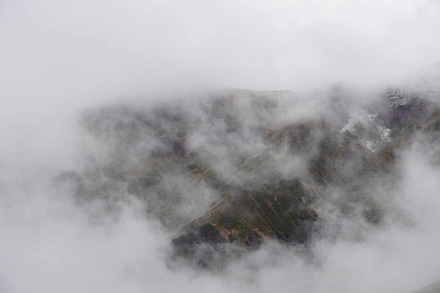 tåge, bjerge, Rumænien