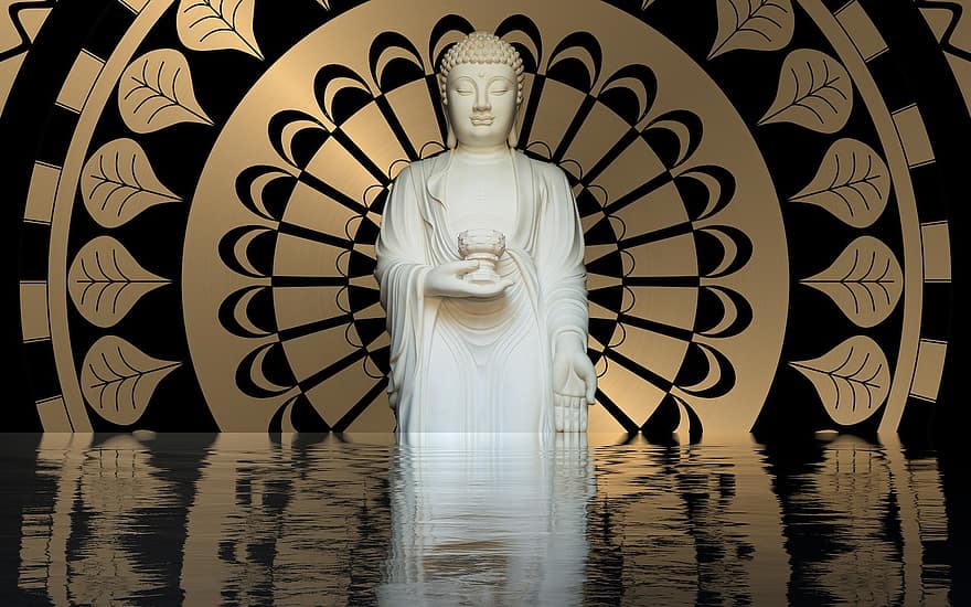 Budda, Statua Buddy, medytacja, zen, saldo, pokój, cichy, spokojna, religia, buddyzm, duchowość