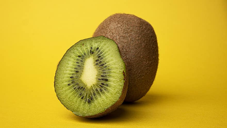Kiwi, buah, segar, vitamin, hijau, diet, vegan, berair, kesegaran, manis, bahan