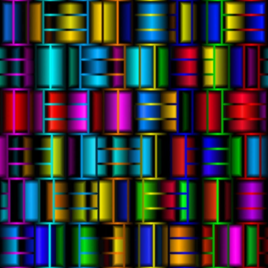 regnbue, blokker, mønster, kreativ, design, regnbue bakgrunn, gradient