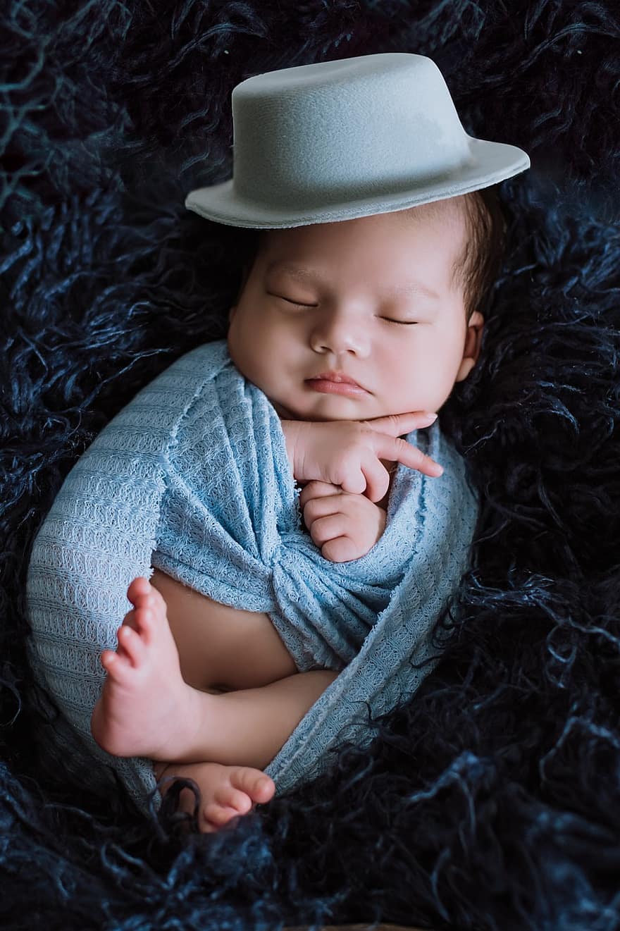 neonato, bambino, costume, addormentato, capi di abbigliamento, infanzia, carina, fotografia neonata, ritratto