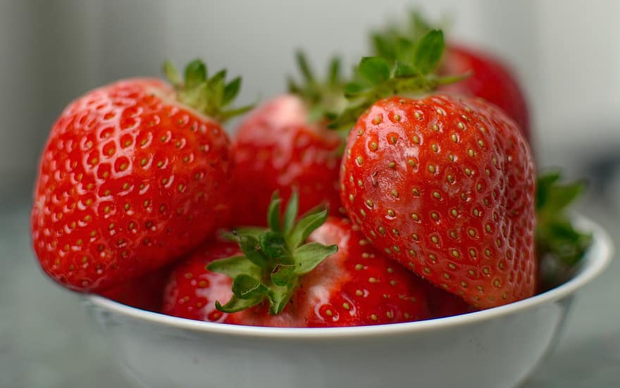 des fraises, fruit, aliments, dessert, baies, fruit rouge, produire, biologique, savoureux