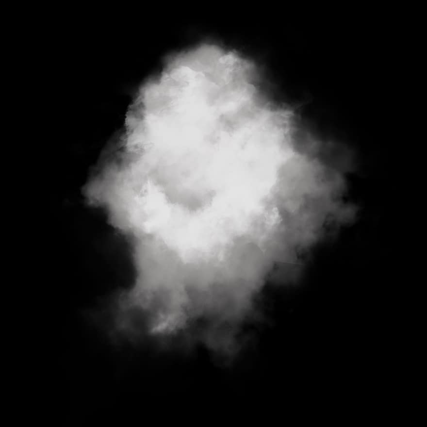 дим, мъгла, мъглявина, фонове, пространство, облак, небе, абстрактен, тъмен, стратосфера, Черно и бяло