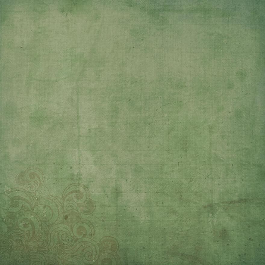 фон, гранж, простоватый, зеленый, выветрившийся, шаблон, пустой, поверхность, текстура, Изобразительное искусство, ремесло