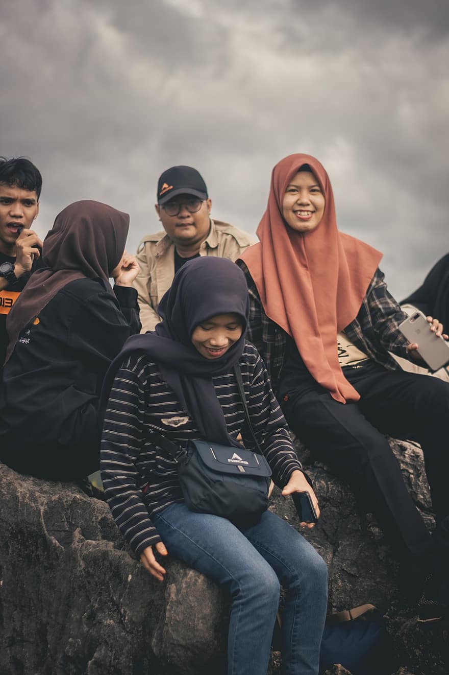 mensen, berg-, Bos, Indonesië