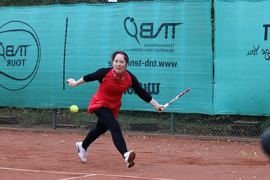 τενίστας, Αθλητισμός, τένις, forehand, πήλινο γήπεδο, δράση
