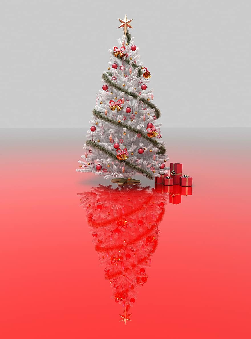 drzewko świąteczne, Choinka, Boże Narodzenie, drzewo, zimowy, dekoracja, ornament, wakacje, uroczystość, śnieg, noel