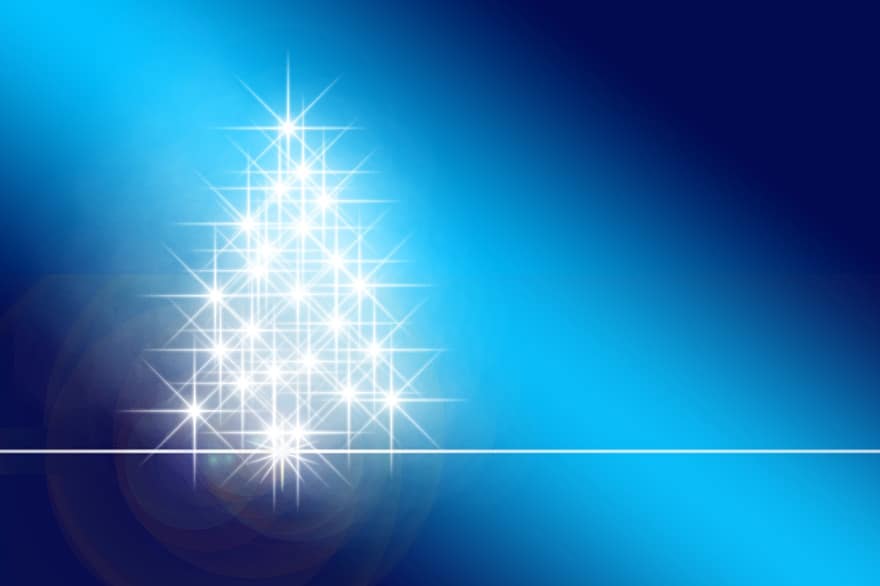 julgran, jul, första advent, bakgrund, strukturera, blå, svart, motiv, julmotiv, snöflingor, träd