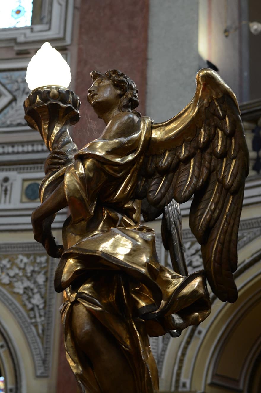 anioł, rzeźba, religia