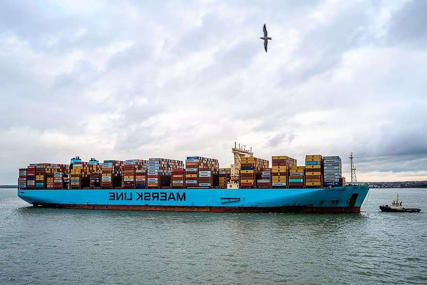 porte-conteneurs, cargo, Maersk