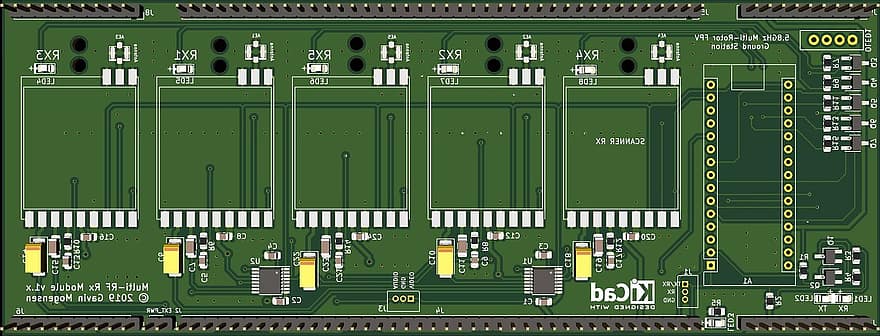 circuit, printplaat, elektronica, technologie, digitaal, 3d model, model-, pcb, spaander, microcontroller, arduino