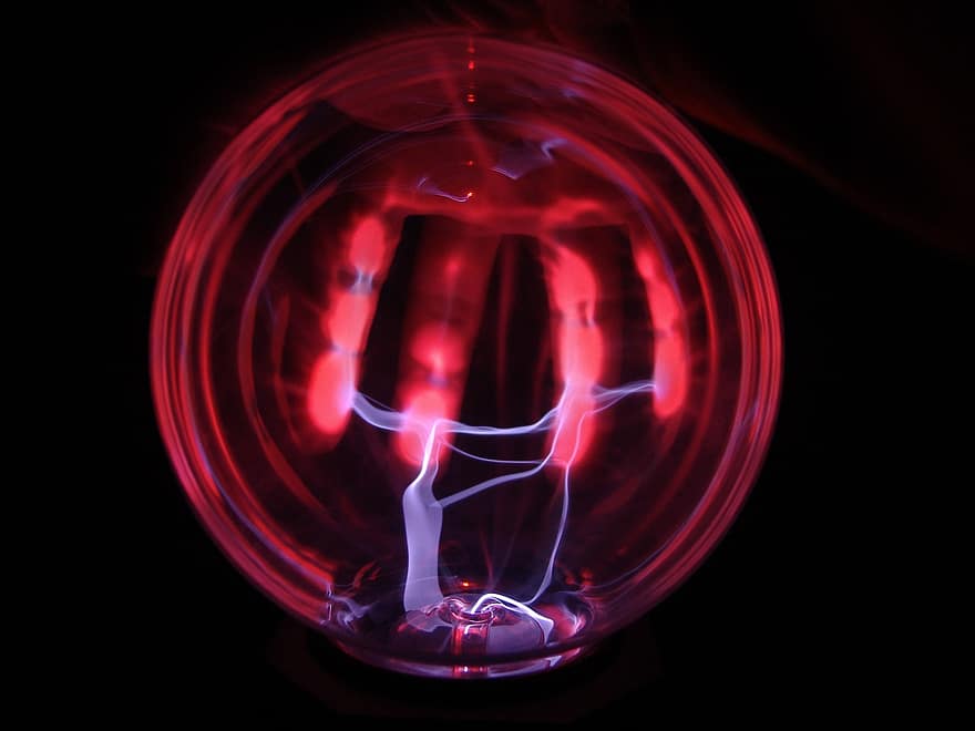 bola, esfera, tornillo, descarga, relámpago, energía, poder, mano, eléctrico, futurista