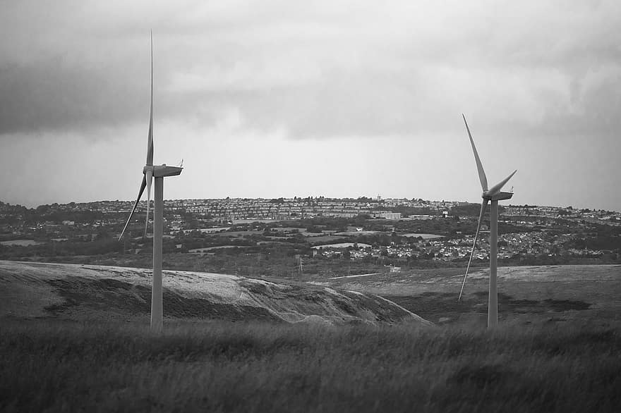 tuuliturbiinit, energia, teho, tuulimyllyt, sähkö, ympäristö, kestävä, uusiutuva, kestävyys