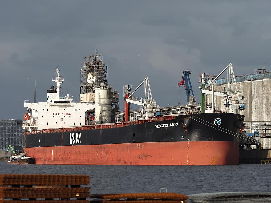 Bulker, Ship, Bulker Ship, Marine Vessel, Port, Import, Export, Transportation