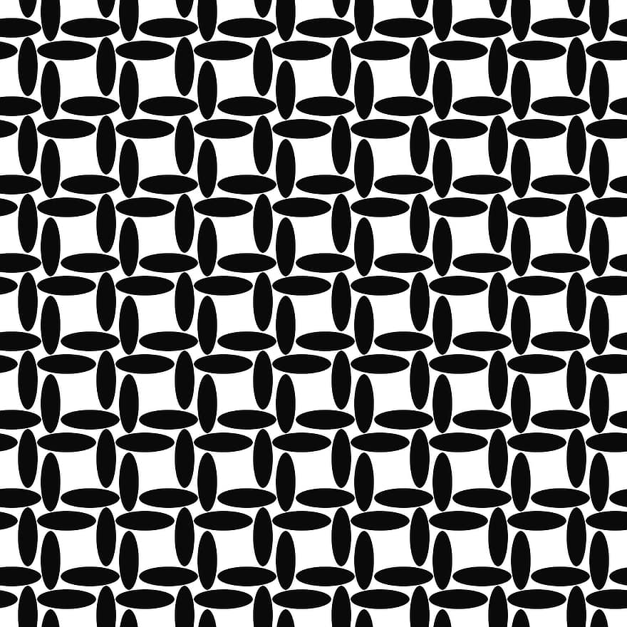 Ellipse, Pattern, Background, Elliptical, Monochrome, Seamless, Rounded, Shape, Spotted, Wallpaper, Repeat