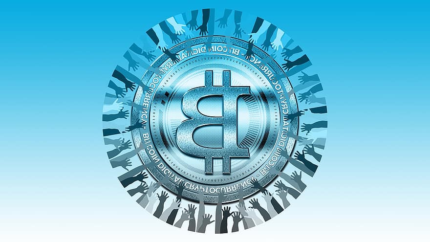 bitcoin, globaal, valuta, elektronisch, geld, digitaal, cryptogeld, virtueel, gedecentraliseerde, netwerk, anoniem