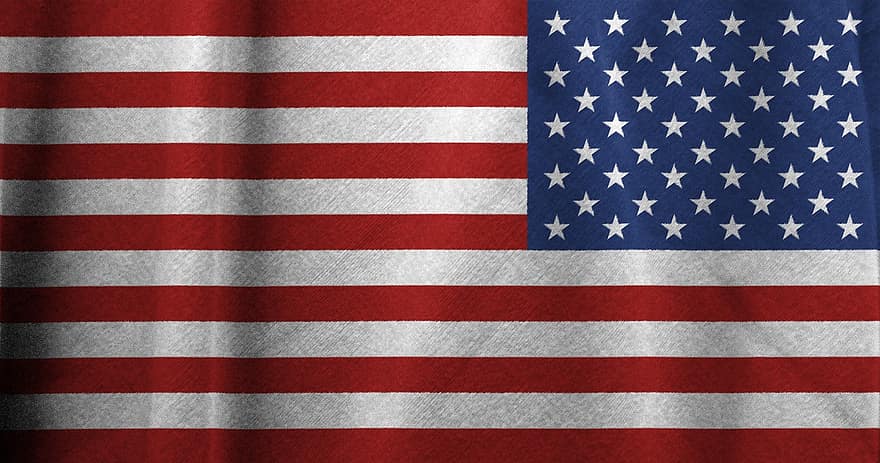 Amerika, vlag, Verenigde Staten van Amerika, nationaal, symbool, vaderlandslievend, Amerikaans, patriottisme