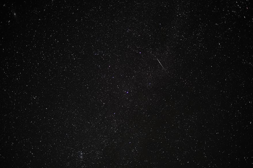 meteorito, estrella fugaz, perseida, cielo estrellado, universo, noche, astronomía, cielo nocturno, espacio