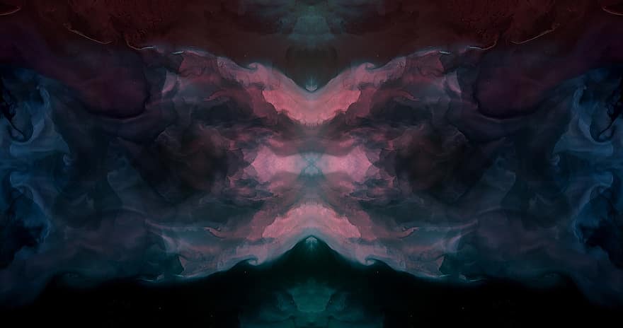 Sky, Trippy, Night, Abstract, Wallpaper, Background, Symmetric, Symmetrical, Design, Abstract Design