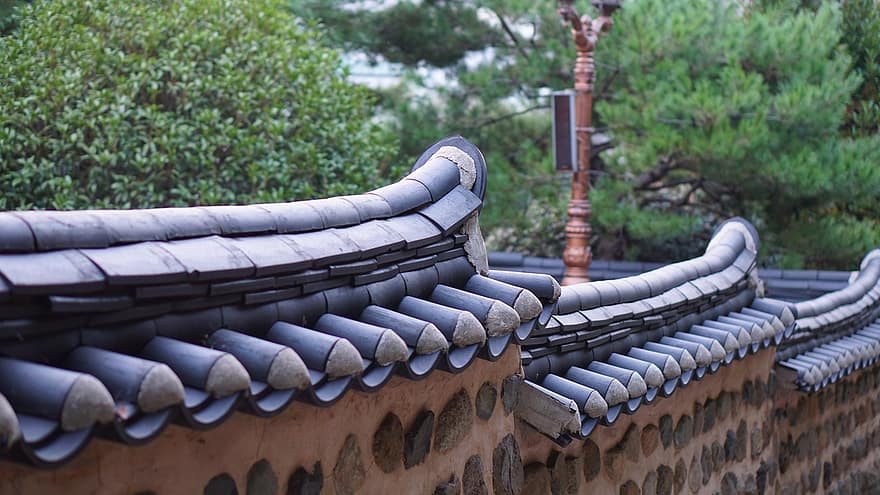 Roof Tile, Tiles, Stone Wall, Cultural, Property, Architecture