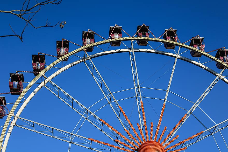 Amusement Park, Ferris Wheel, Festival, Park