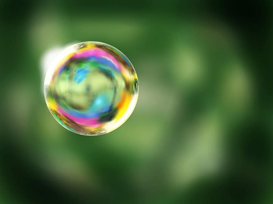 пузырь, многоцветный, анимация, фотографий