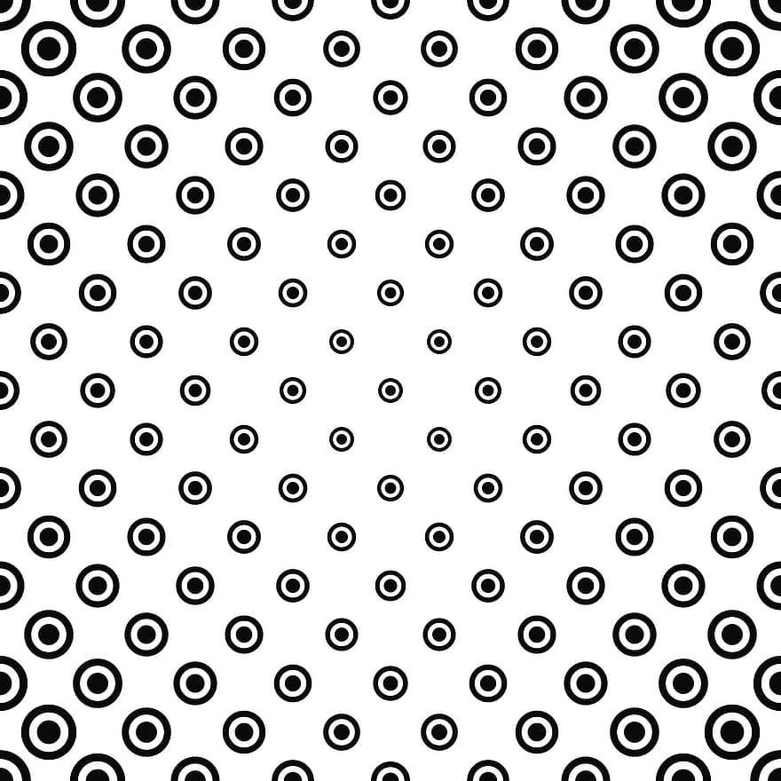 サークル、ドット、パターン、設計、点在、円形、黒、幾何学的な、背景、バックグラウンド、モノクローム